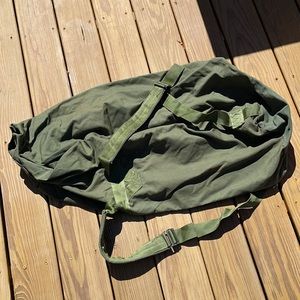 - MILITARY GREEN DUFFEL BAG